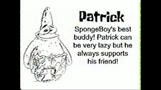 Introduction to the SpongeBoy Ahoy Characters 1996 Rare