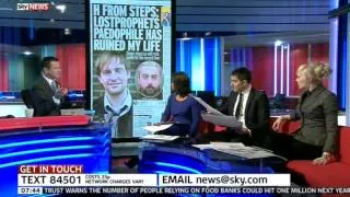 7.40am December 21st 2013: Vicky Beeching reveiews the newspapers on Sky News