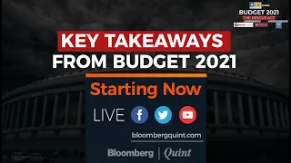 Budget 2021: Key Takeaways