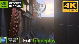 Quake 2 RTX | RTX 4080 | Intel Core i7-13700K | Full game |4K| Very High Settings | Hard Difficulty