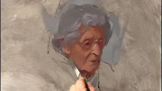 Painting an Alla Prima Portrait of My Grandmother