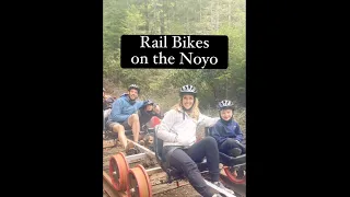 Family Fun in Mendocino, CA: Rail Bikes on the Noyo