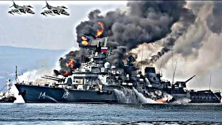 5 minutes ago!! Ukrainian Jet Attack Hits Russian Aircraft Carrier, Burns the Black Sea!