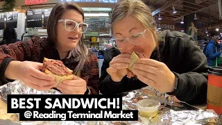 THE BEST SANDWICH at Reading Terminal Market! This FOOD TOUR Is The Perfect Layover in Philly!