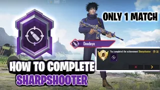 How To Get Sharpshooter Title In Bgmi/Pubg Only In 1 Match | How To Dead Eye Bgmi Title