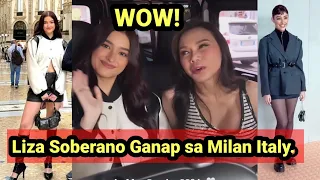 Omg! Ito na Nga. Liza Soberano Nagpasabog ng Ganda  sa Milan Italy.