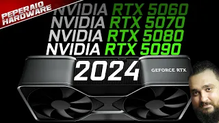 NVIDIA RTX 5090, RTX 5080, RTX 5070, RTX 5060: O que eu espero da NOVA GERAÇÃO de Placas em 2024?