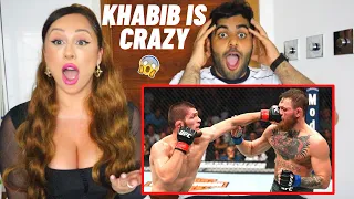 AMERICAN REACTS TO KHABIB NURMAGOMEDOV CAREER HIGHLIGHTS! 😱