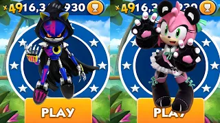 Sonic Dash - Reaper Metal Sonic VS Panda Amy _ Movie Sonic vs All Bosses Zazz Eggman