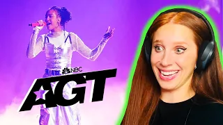 SHE'S ONLY 14! REACTING TO SARA JAMES "ROCKET MAN" // AMERICA'S GOT TALENT 2022