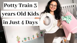 How To Potty Train 3 Year Old Boys & Girls IN JUST 4 DAYS | Potty Training Tips For A 3-Year-Old
