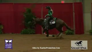 Voodoo Smokin Annie ridden by Bo Van Duys  - 2019 Tulsa Reining Classic (SmartPak Non Pro Derby)