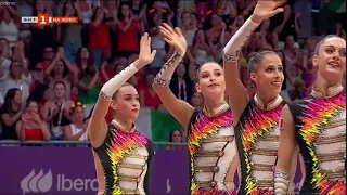 Team Italy 5 Hoops Q 40th FIG Rhythmic Gymnastics World Championships Valencia 2023