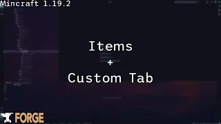 Minecraft Forge Tutorial - 1.19.2  creative mod tab and custom items