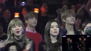 171201 NCT 127, Red Velvet, Super Junior Reaction to EXO - Power MAMA 2017