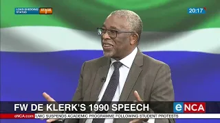 Moeletsi Mbeki talks on FW de Klerk's 1990 speech | 12