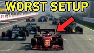 What Happens When You Use The WORST POSSIBLE SETUP In F1 2021..?