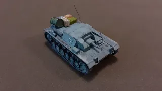 Модель немецкого штурмового орудия Stug. III в масштабе 1/100