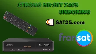 STRONG HD FRANSAT SRT 7405 UNBOXING