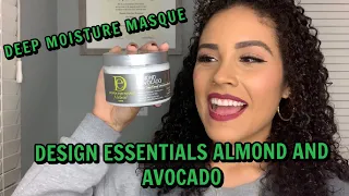 MOISTURE MONDAYS | DESIGN ESSENTIALS ALMOND AND AVOCADO DEEP MOISTURE MASK | Daniela Carolina