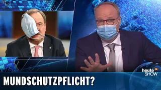 Coronavirus: Braucht Deutschland eine Mundschutzpflicht? | heute-show vom 03.04.2020