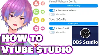 Vtubers: How to use Vtube studio in OBS in 2 minutes XD (transparent source)