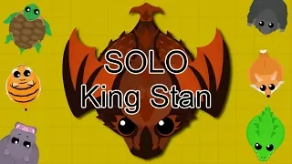 SOLO KING STAN GAMEPLAY!! // FINALLY GETTING KING STAN! // MOPE.IO