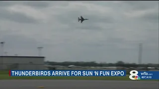 Thunderbirds arrive in Lakeland ahead of Sun 'n Fun demonstration