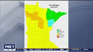 Most of Minnesota under red flag warning