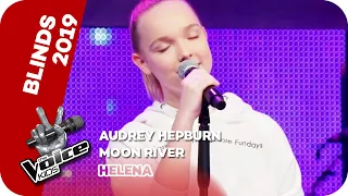 Audrey Hepburn - Moon River (Helena) | Blind Auditions | The Voice Kids 2019 | SAT.1