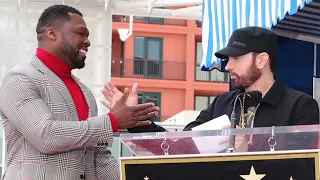 Eminem, 50 Cent And Dr. Dre At Hollywood Walk Of Fame Ceremony (Exclusive 4K Version)