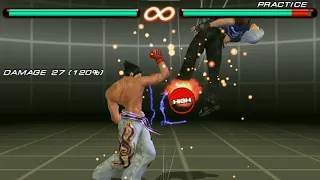 Tekken 6 - Kazuya short combo video (5 ewgf)