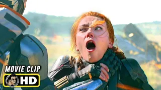 BLACK WIDOW (2021) Natasha Vs. Taskmaster Fight [HD] Marvel IMAX Clip