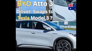 BYD Atto 3 driver swaps to Tesla Model 3