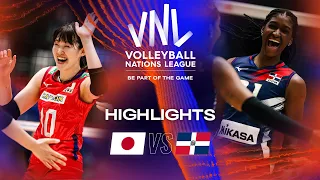 🇯🇵 JPN vs. 🇩🇴 DOM - Highlights Week 1 | Women's VNL 2023