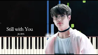 BTS Jungkook (정국) - Still With You - TUTORIAL (Sheets)