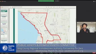 Seattle City Council Committee on Public Assets & Homelessness 3/16/22