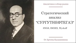 Стратегический анализ "СУРГУТНЕФТЕГАЗ". SNGS, IMOEX, Wyckoff