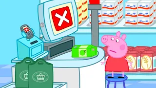 The Supermarket Self-Checkout! 🛒 | Peppa Pig Tales Full Episodes