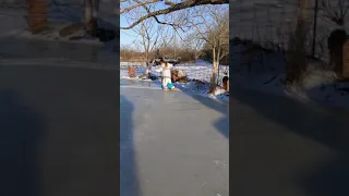 Helpless Texas Woman falls through ICE