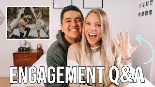 ENGAGEMENT Q&A!! engaged at 20! wedding date, was I surprised, moving, + more!!!