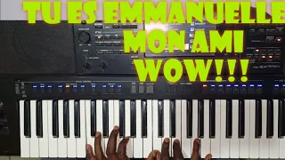 Tu es Emmanuelle mon ami intro and chords step by step piano 🎹 tutorial