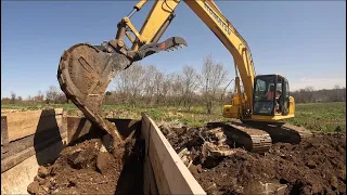 Moving equipment and hauling dirt and concrete