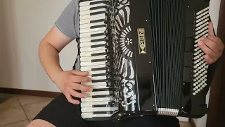 La Cumparsita-tango (fisarmonica/accordion) con base