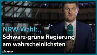 NRW-Wahl: Einordnungen von phoenix-Reporter Marlon Amoyal am 15.05.22