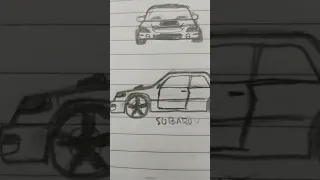 Subaru Impreza #shorts #drawing #fyp #new #car #fypシ #draw