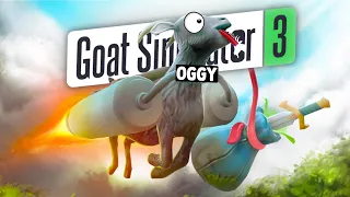 😂Oggy Is THE BAKRA DON!! | GOAT SIMULATOR FUNNY GAMEPLAY