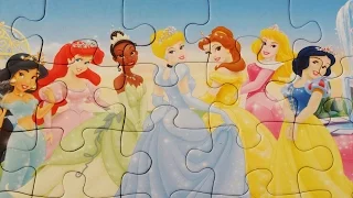 Disney PRINCESS Puzzle Games Jigsaw Ravensburger Rompecabezas Kids Toys Learning videos