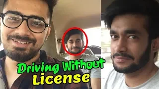 Driving Car Without LICENSE in Delhi | Oye Nitin Vlog 2