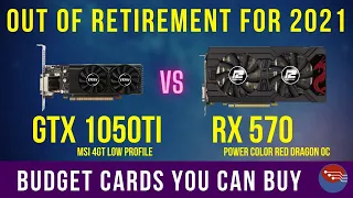 GTX 1050Ti vs RX 570 in 2021 - THE BUDGET GPUS YOU CAN ACTUALLY BUY